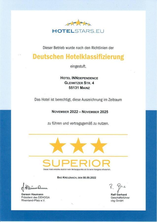 Hotel INNdependence Mainz Buitenkant foto